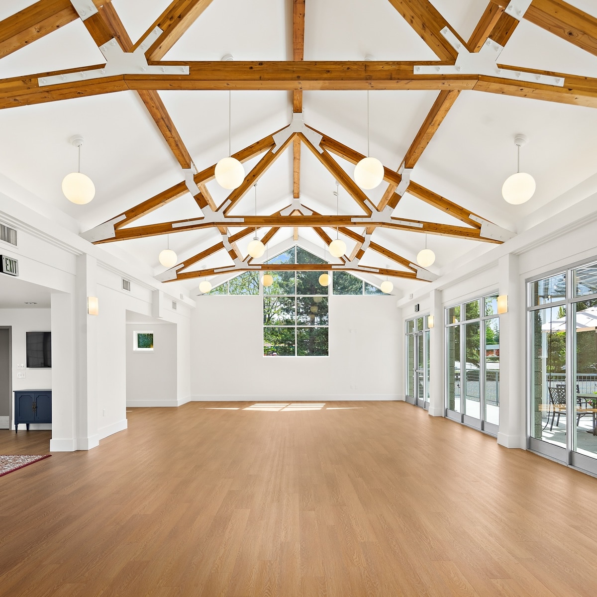 Event Hall Interior Repaint At Newport Hills Swim And Tennis Club, Bellevue, WA